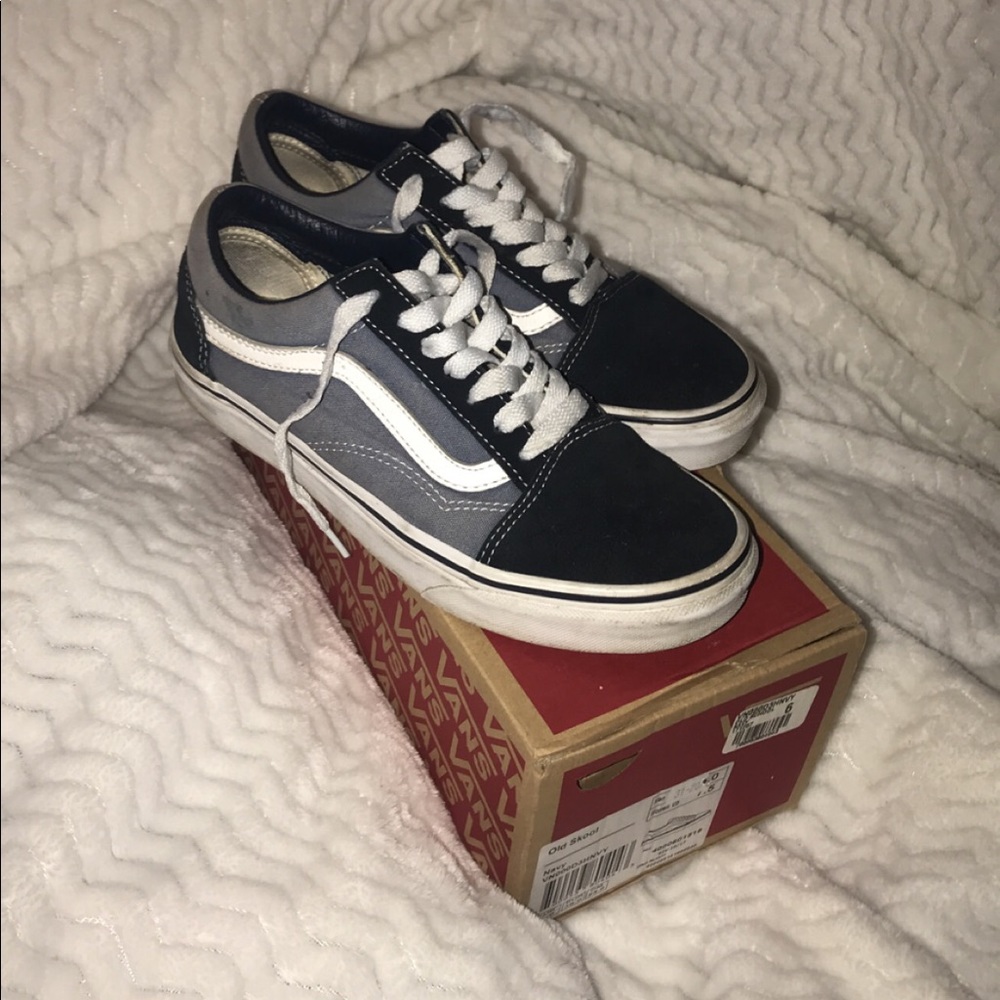 vans old skool navy skate shoes